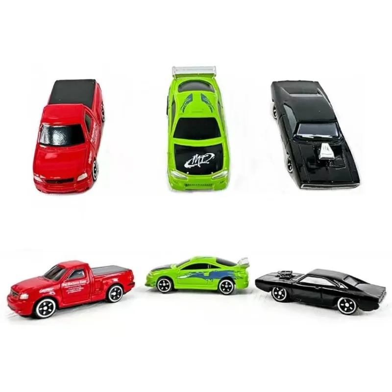 JADA 1:128 Fast & Furious Diecast Mini Alloy Car Set Action Figure 3 Pack Vehicles Doll Model Toys Collect Ornaments view 4