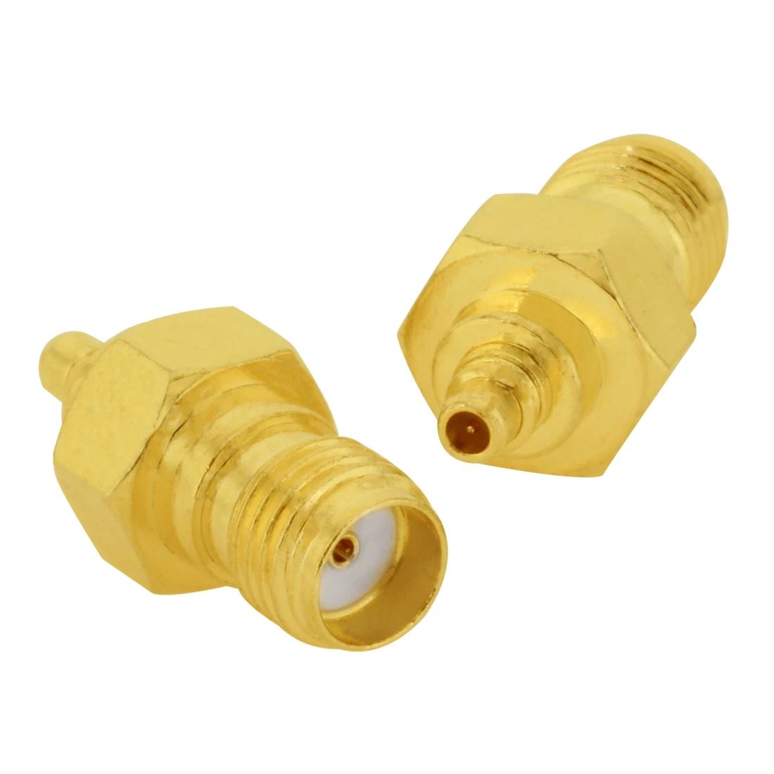 1pc SMA  Female Jack Male Switch MMCX  Plug Jack  RF Coax Adapter Convertor  Straight  Goldplated Wholesale For Wifi New