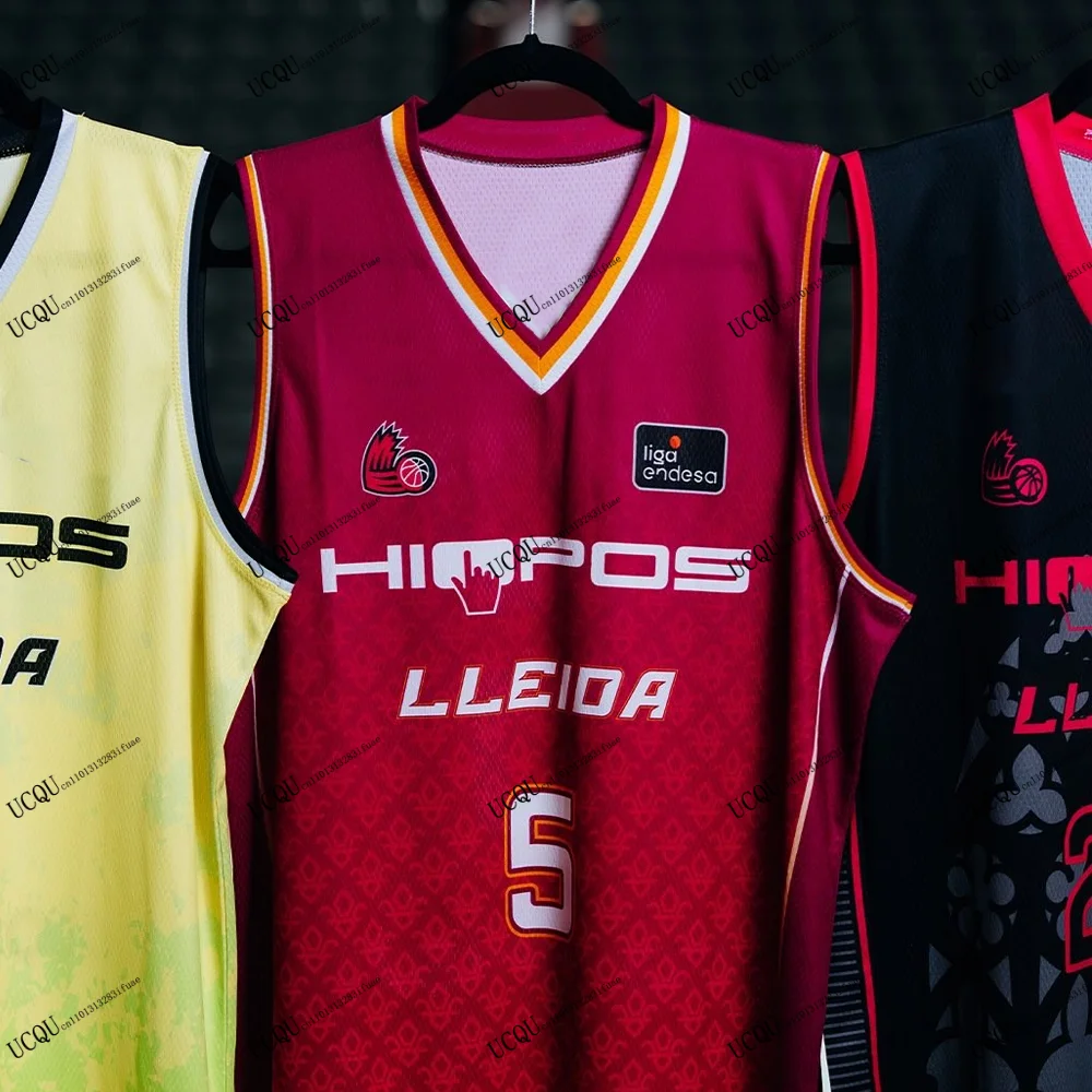 España ACB 2025-26 nueva llegada Força Lleida CE camisetas de baloncesto camisetas impresas en 3D Casual local visitante adultos niños chalecos gran oferta