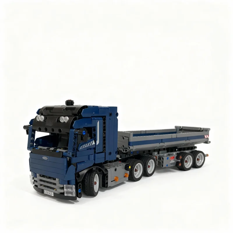 

NEW 776PCS MOC Technology Actros Dump Truck Model DIY Creative Assembly Building Blocks Display Birthday Gift Decoration Home