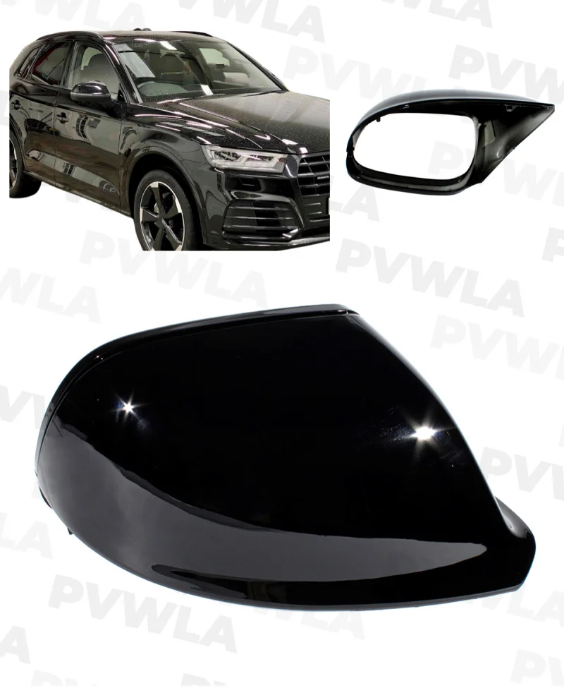 

For Audi Q5 2009 2010 2011 2012 2013 2014 2015 2016 2017 Right Side Black Painted Mirror Housing Shell Cover Cap