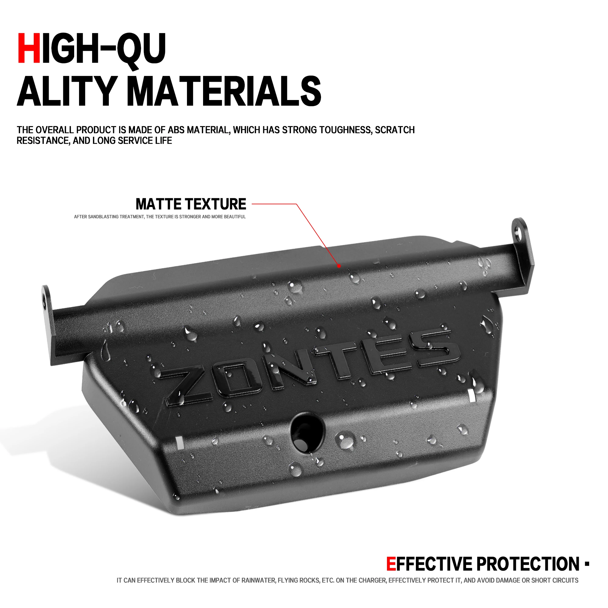 For Zontes 368G 368 G 2024-2026 Motorcycle 368G Rectifier Protection Cover Voltage Regulator  Protective Cover Mudguard Cover
