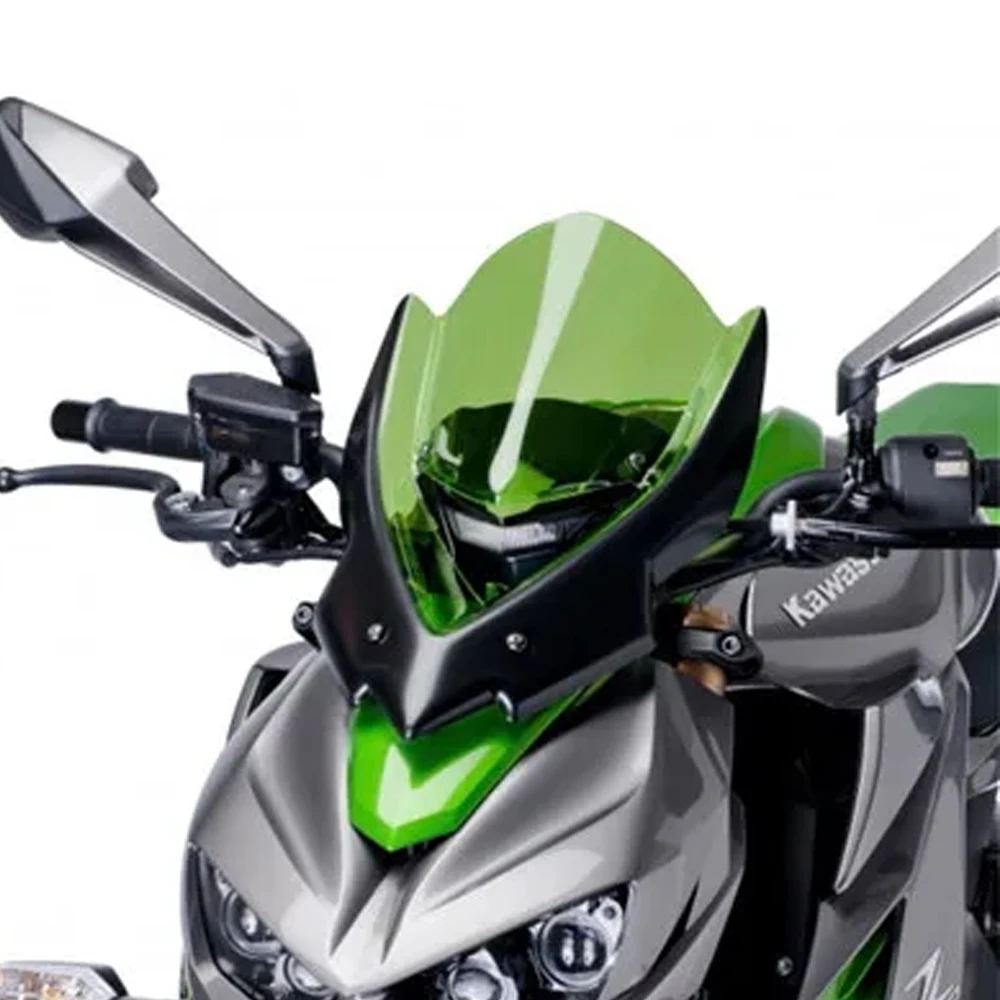 For Kawasaki Z1000 2014-2020 Z-1000 z1000 14-20 Motorcycle Sports Carbon Fiber Windscreen Viser Visor Windshield Wind Deflector