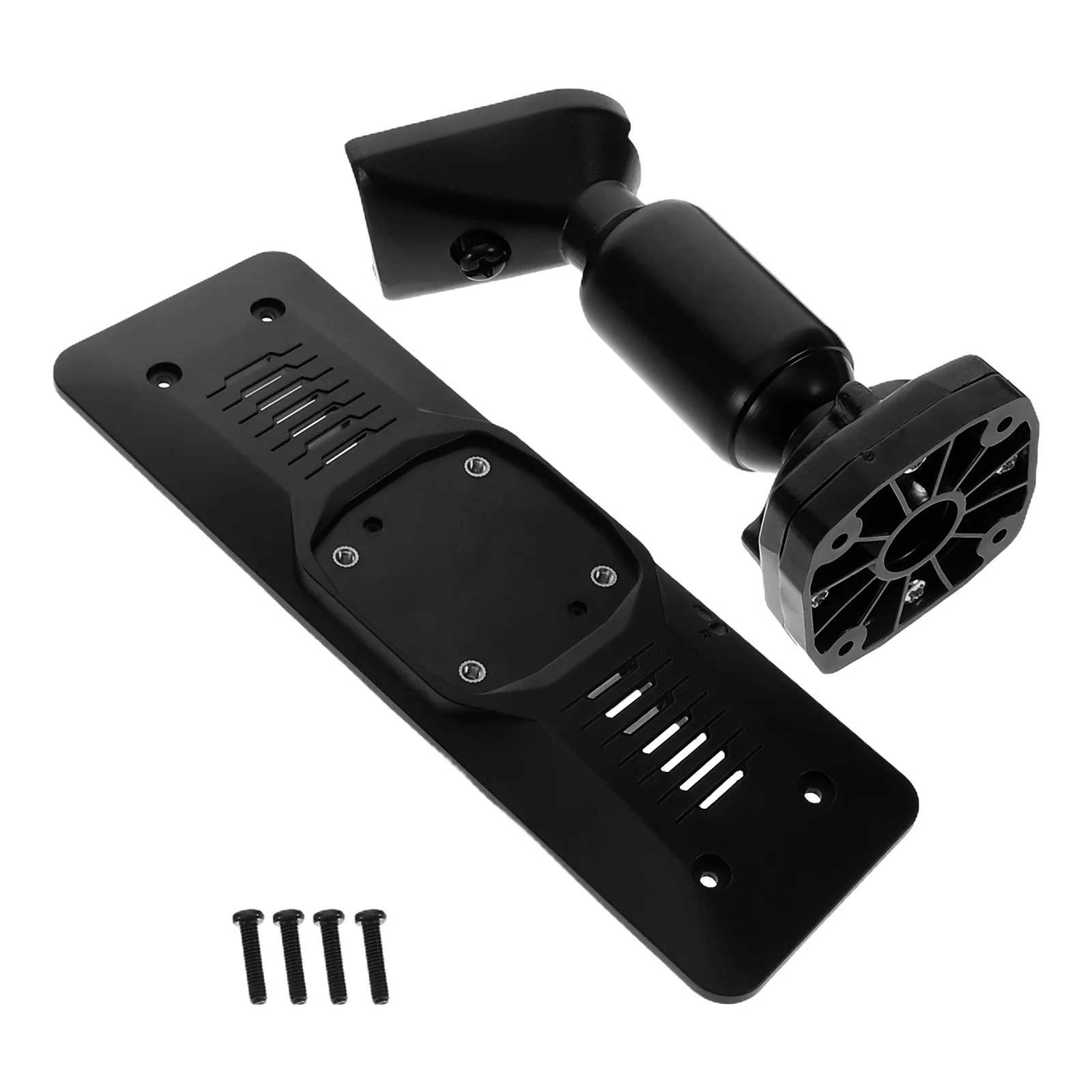 

Universal Rear View Mirror Metal Backplate Dash Cam Mount Black ABS Car DVR Bracket Adjustable Angles Secure Mounting Stable
