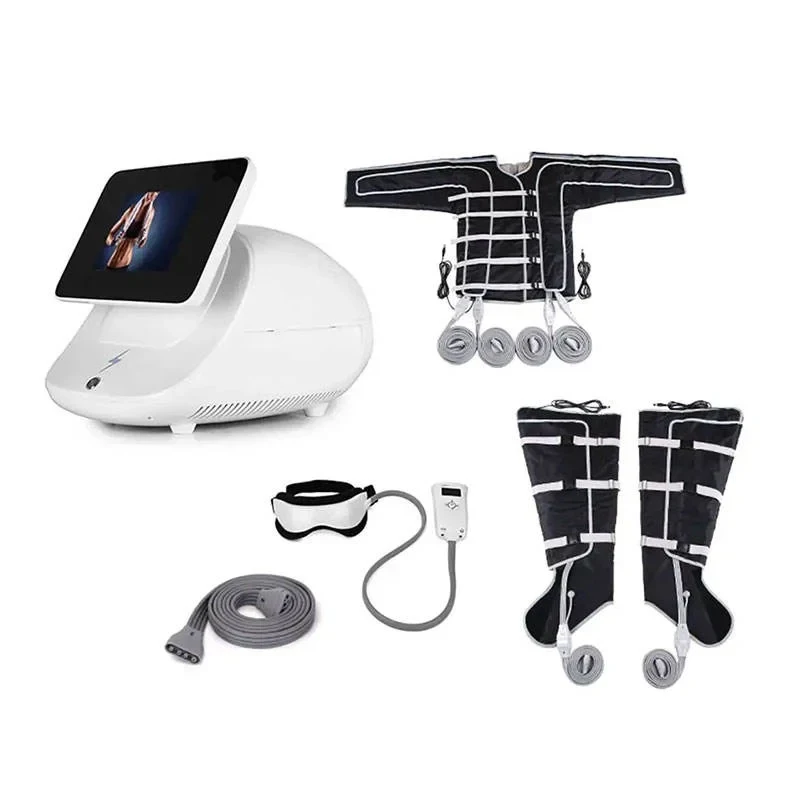 

(Sea shipping) 3 in 1 Inf 24 Chamber Air Pressure Massage Machine Professional Lymphatic Drainage & Pressotherapy Body Beauty Ca