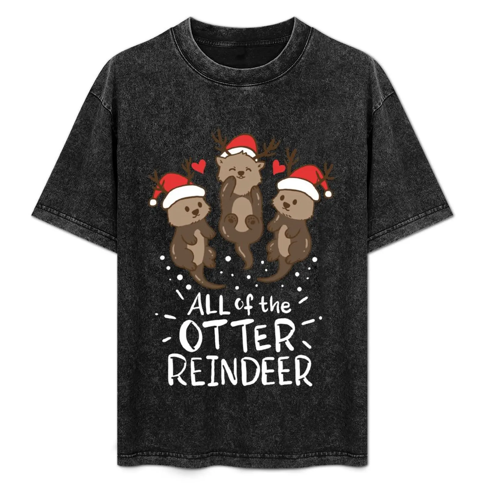 

Otter Christmas T-Shirt Large Size Breathable Tee