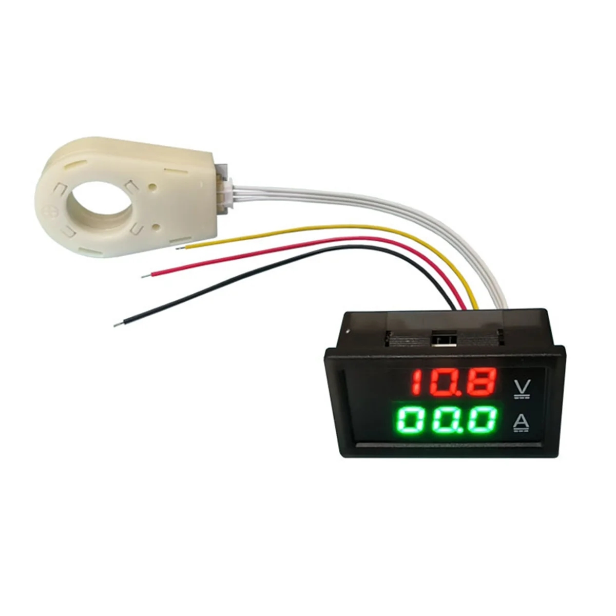 Hall Ammeter Voltmeter DC 0-300V 200A Battery Monitor LED Digital Current Voltage Meter 12V 24V 36V 48V 60V Car