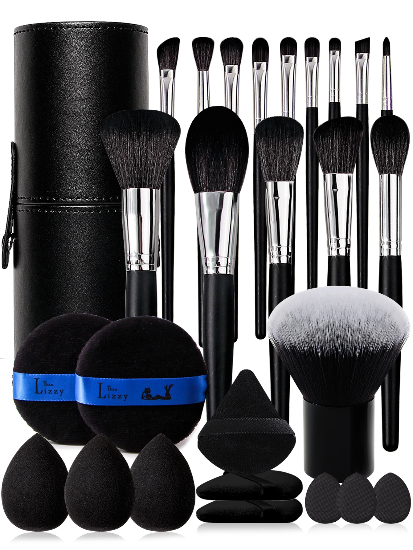 Professional Makeup Brush Set Soft Fluffy Powder Foundation Contour Blush Concealer Eye Shadow Blending Makeup Kit Beauty Tool