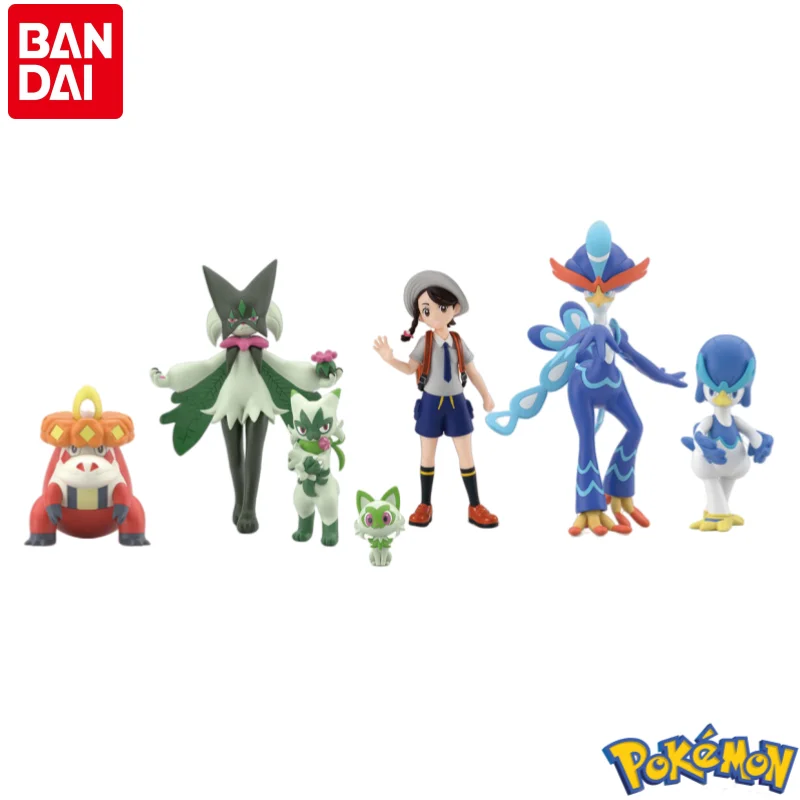 

In Stock Original Bandai 100% Genuine Pokemon Gacha Scarlett Violet Gen Figurine Model Ornaments Statue Holiday Gifts Anime Toys