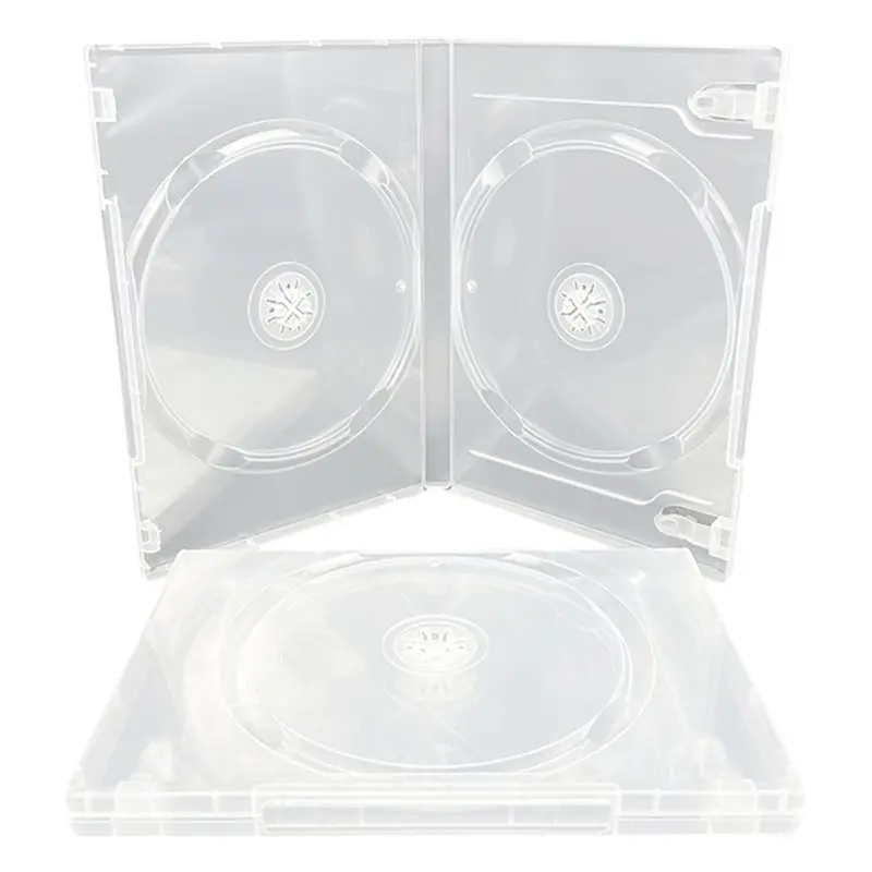 [B24B!】 12 Pcs Transparent CD DVD Storage Box For Ps4 Game