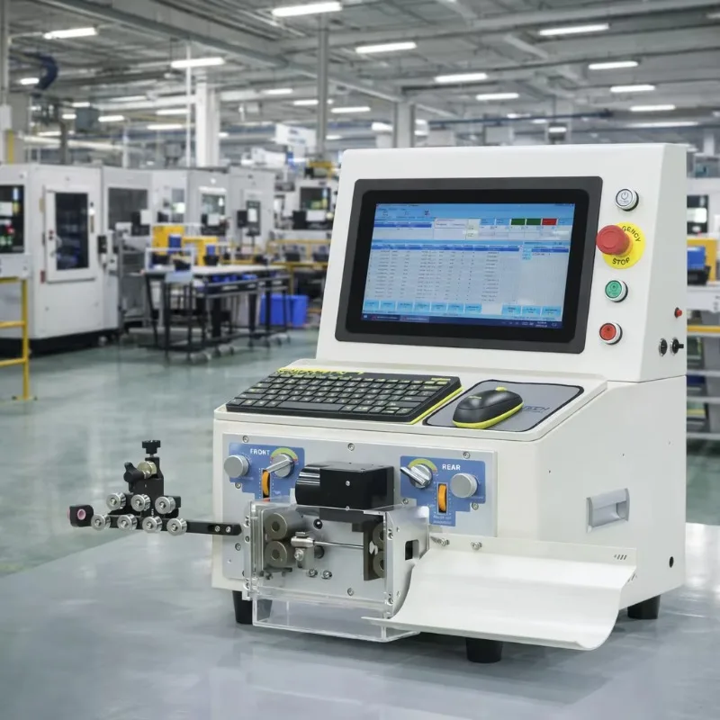 Intelligent Software Control System CE Approved Automatic Wire Cable Stripping Cutting And Printer Machine EW-3010+S