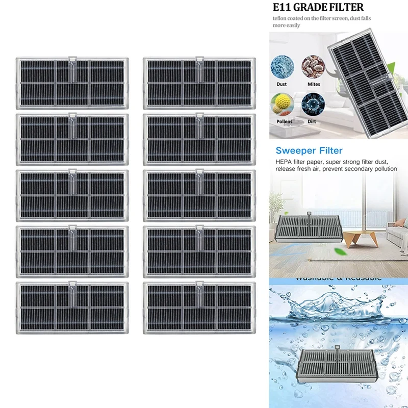 ABUD-Filters Replacement Parts For Dreame Bot X40 /X40 Pro/ X40 Ultra Vacuum Cleaner Washable HEPA Filters