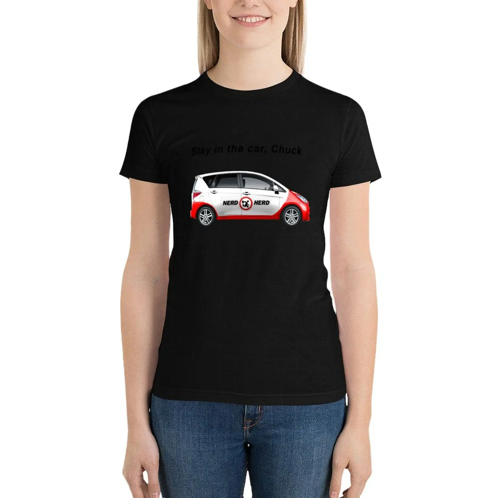 Stay In the Car T-Shirt graphics lady clothes tees tshirts woman