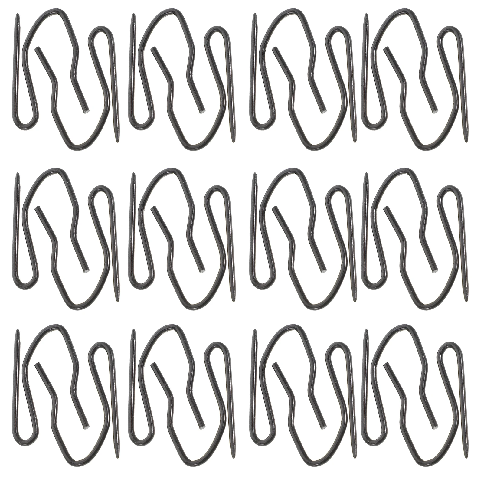 

30 Pcs Curtain Hook Bathroom Hangers Window Curtains Bracket Clips for Drapes Hooks Classy Stainless Steel