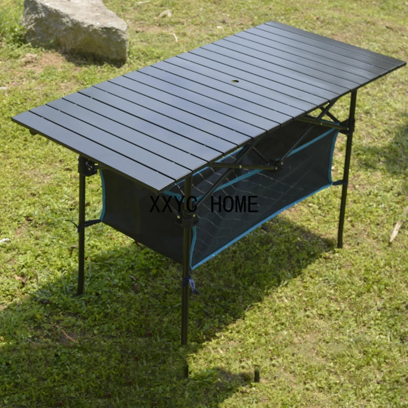 Outdoor Folding Table Chair   Camping Aluminium Alloy Picnic Table Waterproof Durable Folding Table Desk For 95*55*68cm 70*70cm