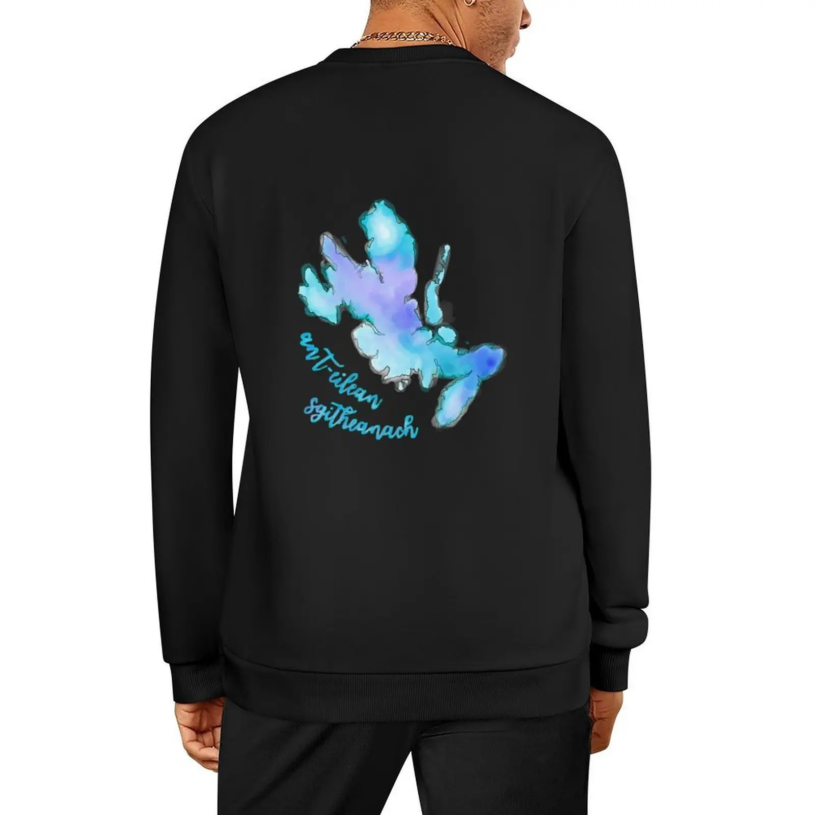 

Isle of Skye - an t-Eilean Sgitheanach - Scotland - Watercolour Pullover men clothes men's coat japanese style new sweatshirt