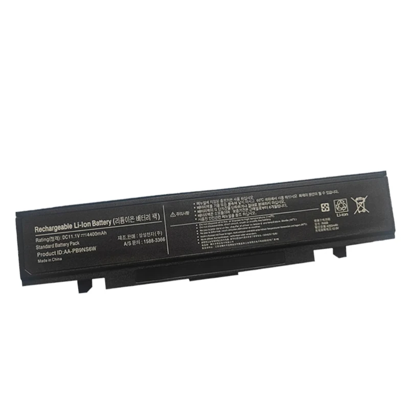 New AA-PB9NS6W 11.1V 4400mAh Li-ion Rechargeable Battery for Samsung R423 R429 R430 R468 R528 RV411 High Quality Laptop Battery
