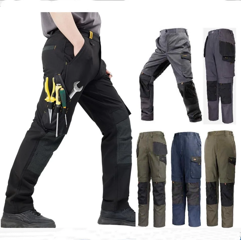 Men\'s Casual Pants With Multi-Pocket For Service Electrician Multiple Styles Outdoor Trousers Cargo Pants Size 28-40