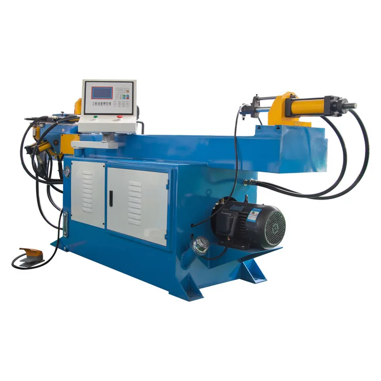 Máquina dobradeira de tubos semiautomática hidráulica CN-50 personalizada, energia elétrica para serviços extras de alumínio e aço inoxidável em