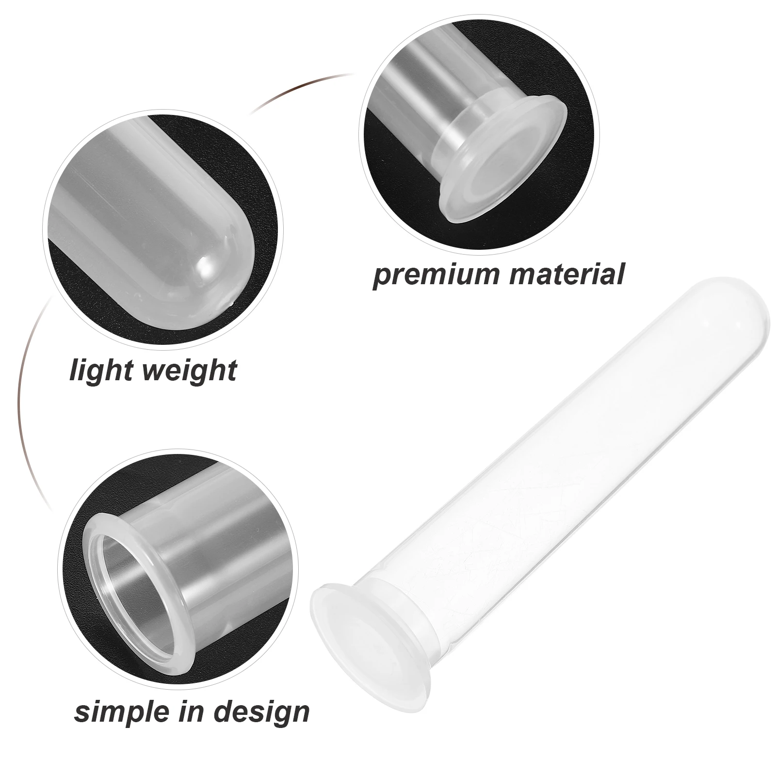

100 Pcs Tube Storage Tubes with Caps for Liquid Dispensing Container