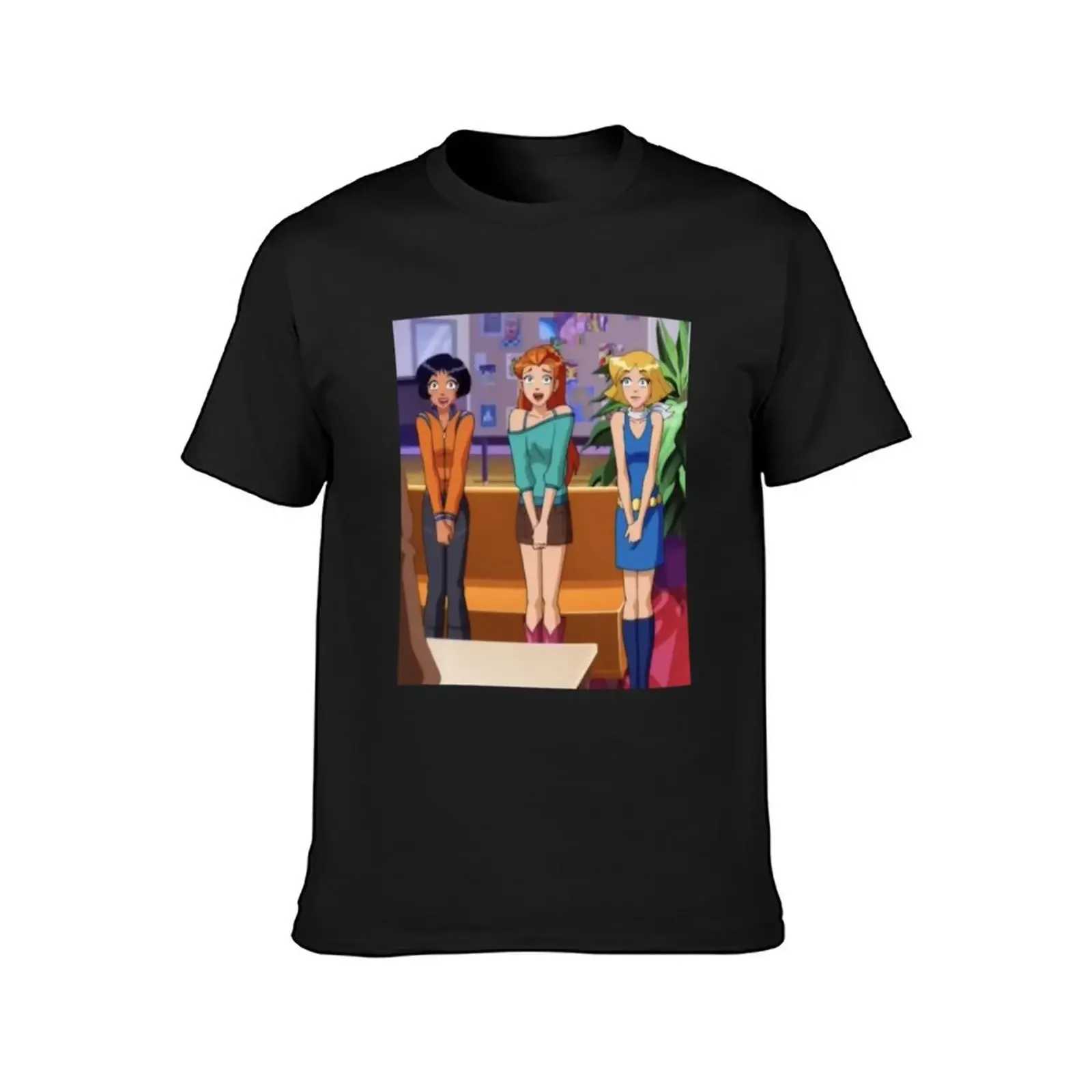 totally spies T-Shirt tees man clothes mens white t shirts