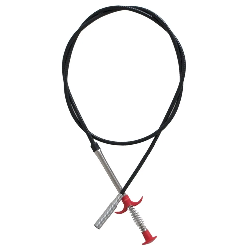Flexible Cable Drain Snake Auger Hand Crank 4-Claw Grabber Pipe Cleaner Tool Claw Pick Up 78.74 Inch Length