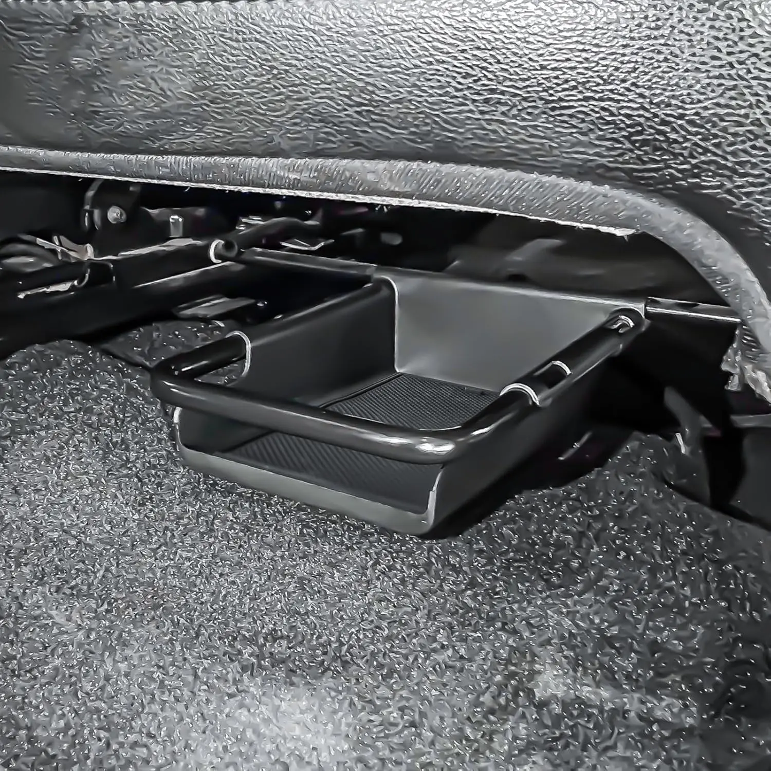 Front Under-Seat Center Console Organizer For Jeep Wrangler JL/JLU 2018-2025 and Jeep Gladiator JT Truck 2020-2025 Tray Interior - Image 4