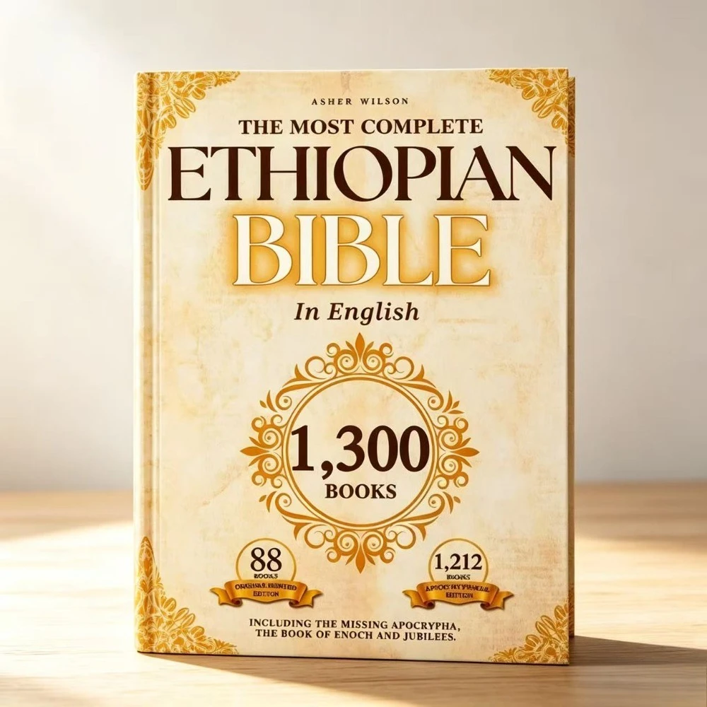 2026 New Ethiopian Bible Notebook Two Volume Small Print 2-Volume Set Universal Journal Gift