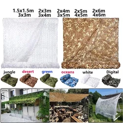 Jachtcamouflagenet Buiten Zonnescherm Tuin Zonnescherm Terras Auto Camouflage Net Wit Jungle Beige Desertcar Camouflage Net