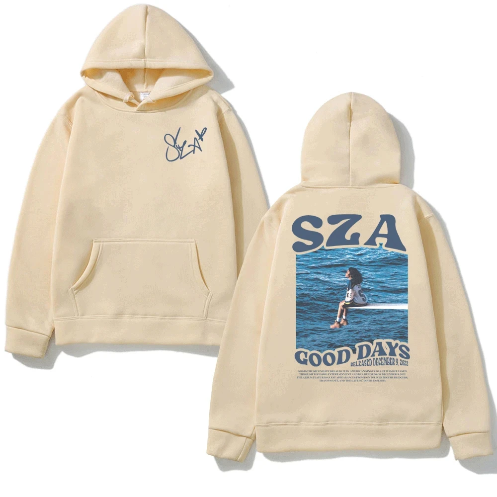 SZA Music Album SOS Hoodie Autumn Men Women Hoodies Casual Loose Sweatshirt Hip Hop Streetwear Vintage Oversized Unisex Hoodies