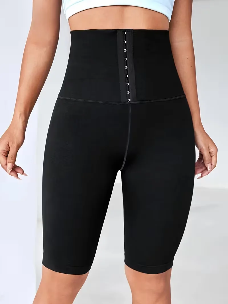 กางเกงเลกกิ้งห้าจุดพร้อมสายรัดเอว กางเกงเอวยางยืด กางเกงกระชับหน้าท้อง กางเกงโยคะทรงสลิม สามารถสวมใส่ที่บ้านและนอกบ้านได้