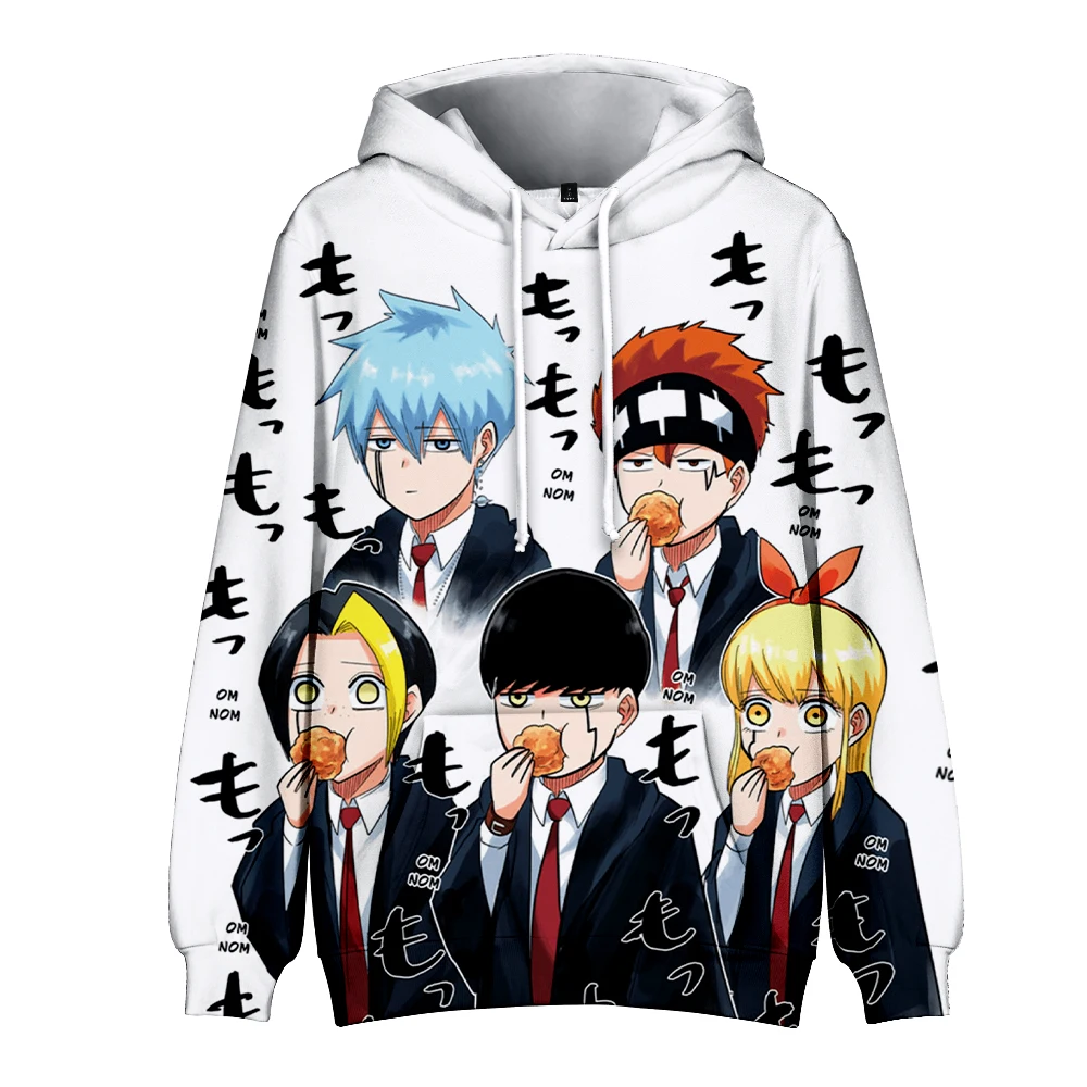 2023 neue Manga Mashle Magie und Muskeln Anime Hoodie Langarm Streetwear Frauen Männer Sweatshirt Mashle Harajuku 3D Kleidung