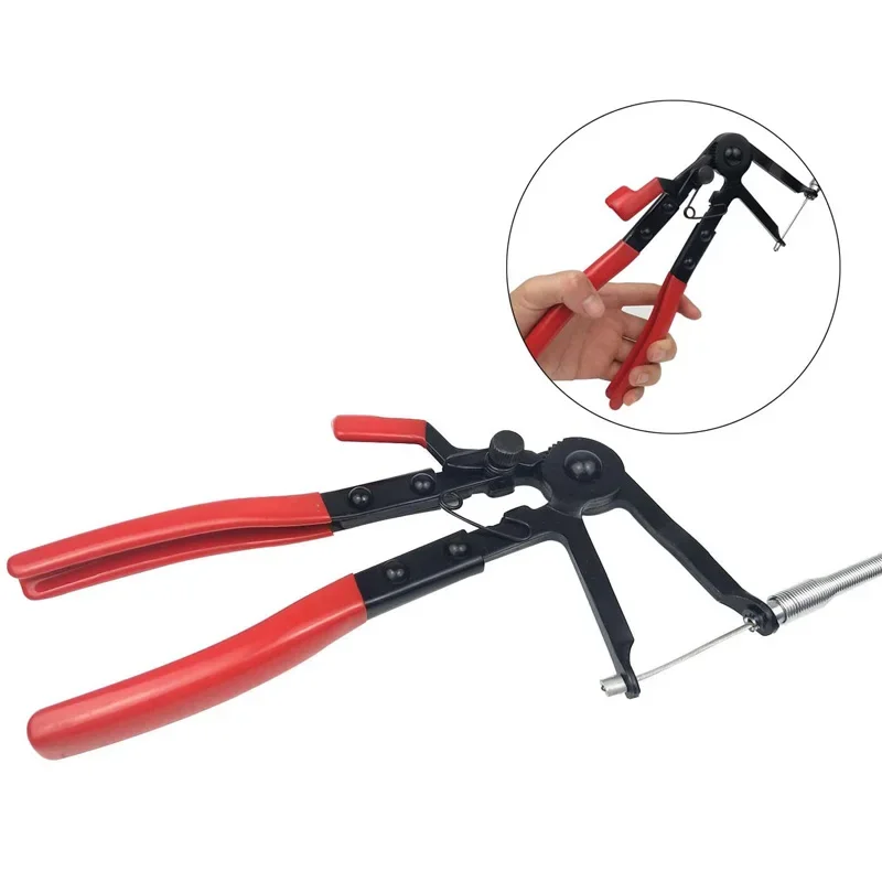 Flat and Angled Flat Band Hose Clamp Pliers Coolant Hose ClipsWorks on all Flat Band Style Hose Clamps of Removal Installation