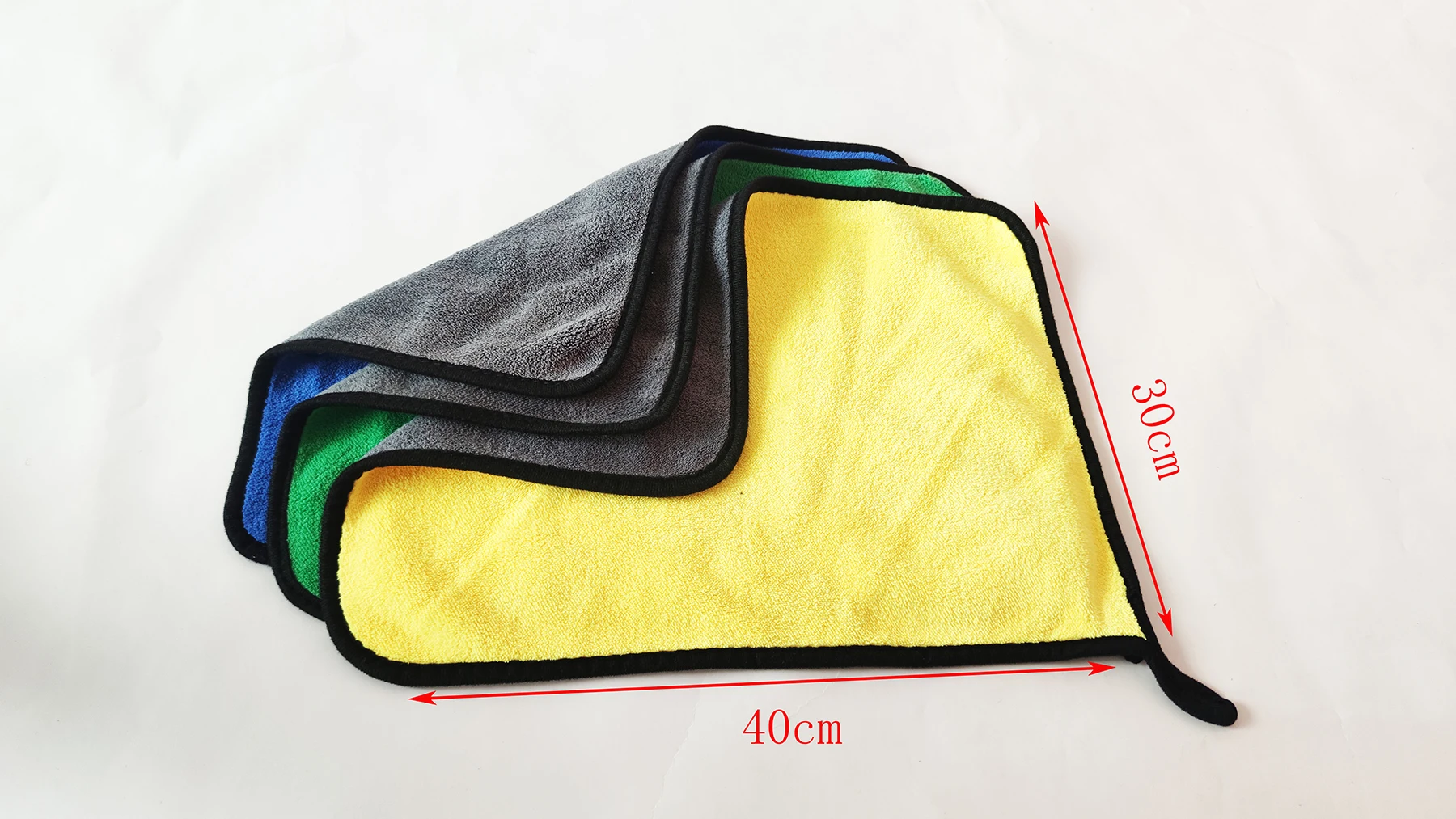 Car Wash Microfiber Towel Car Cleaning Drying Cloth Car Care Cloth Detailing Microfiber Towel Car Microfiber Cloth 30x40cm