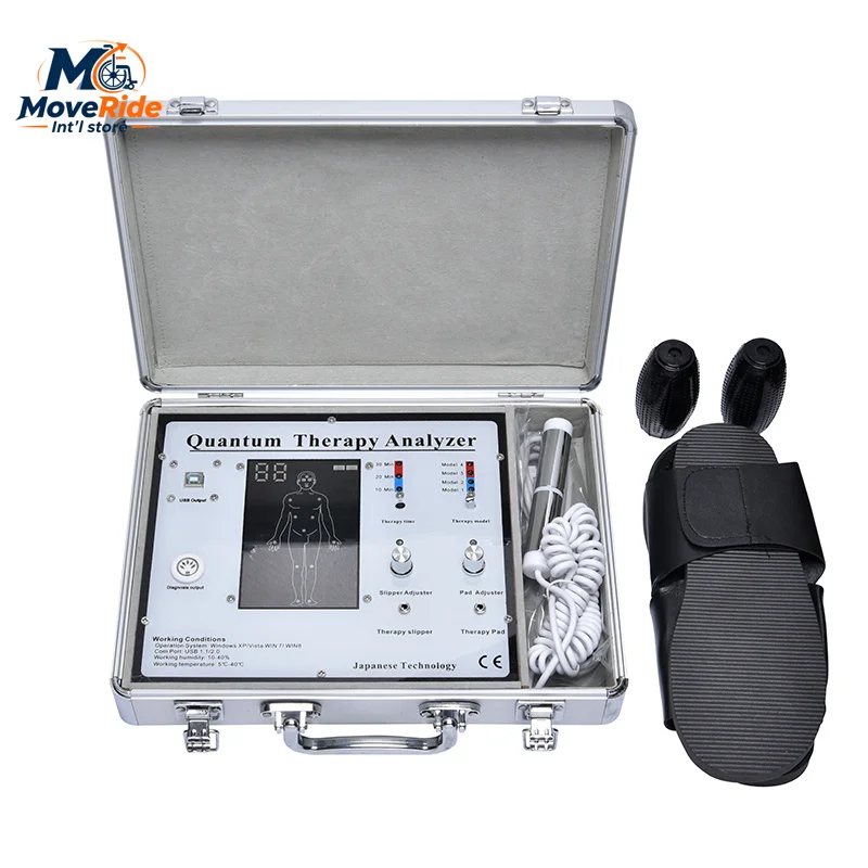 2 in 1 Quantum Magnetic Health Analyzer - Hand Touch Sub-health Screening with Multi-language Software
