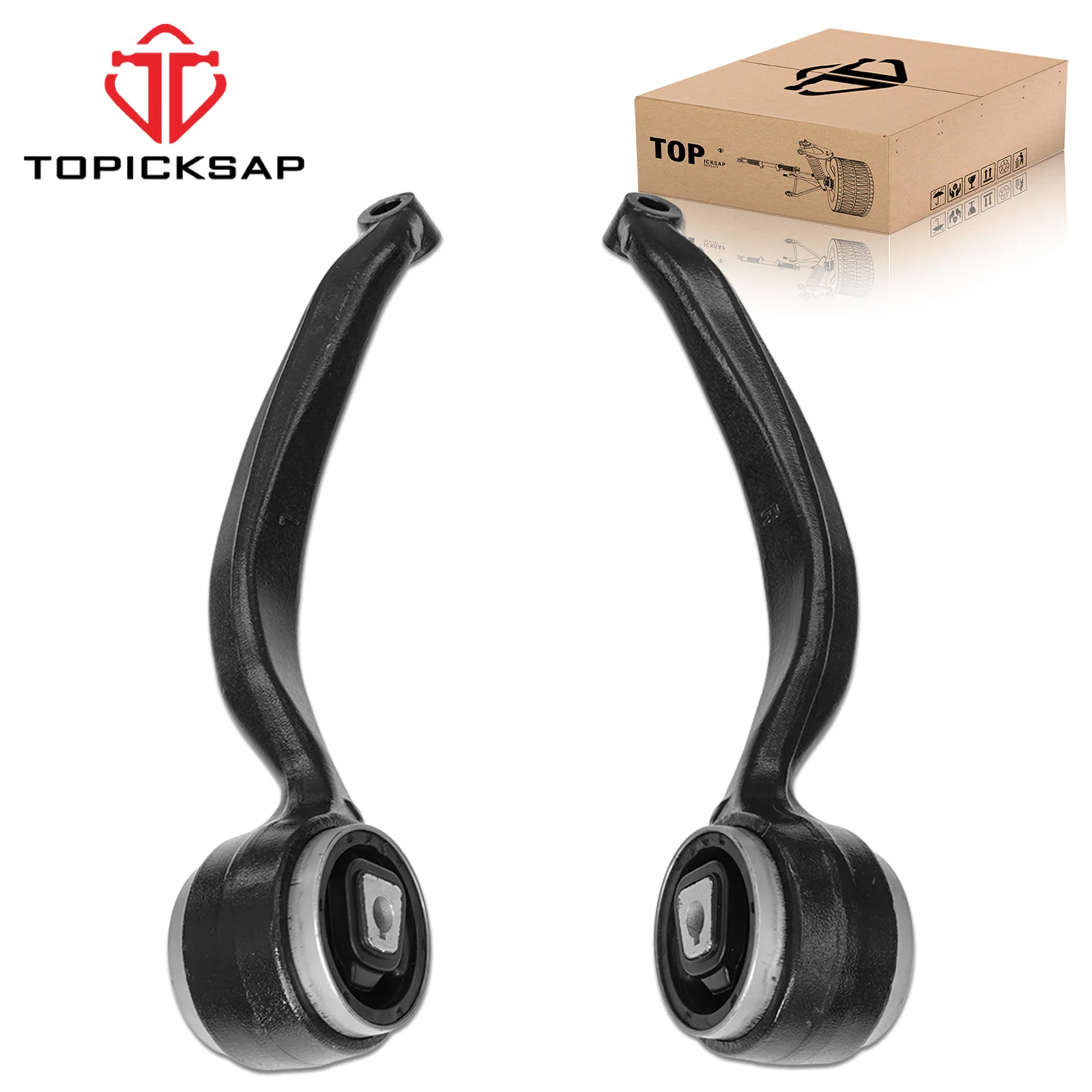 TOPICKSAP 2pc Front Lower Control Arm Curve Assembly Kit for BMW E90 E91 E92 328i 335i E84 xDrive 2006-2011 2012 2013 2014 2015