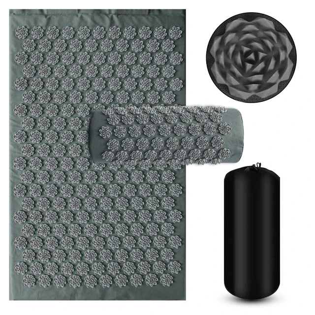 Acupressuur Yoga Mat Kuznetsov's Applicator Kussen Sensi Massage Lichaam Naalden Met Spikes Kussen Voet Massager Fitness Pilates