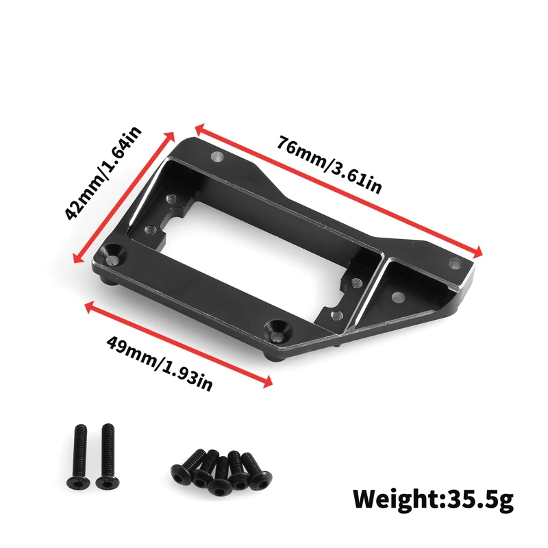 Sterzo Montaggio Asse Servo Supporto Del Basamento Per Axial SCX10 PRO 1/10 RC Crawler Auto Aggiornamento Parti di Ricambio Accessori