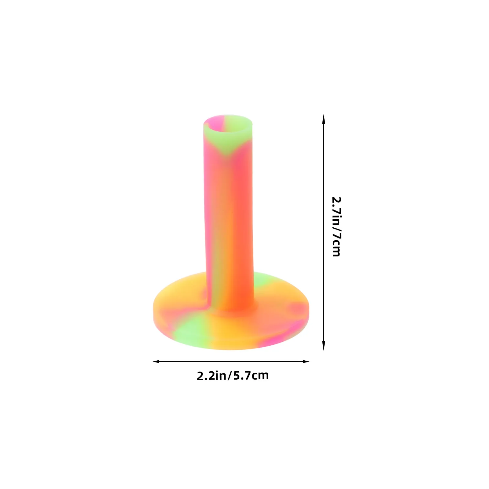 5Pcs Rubber Golf Tees Easy Install Stable Non-Collapse Golf Ball Holders for Daily Use Replacement Gift Golfing Practice Golfs