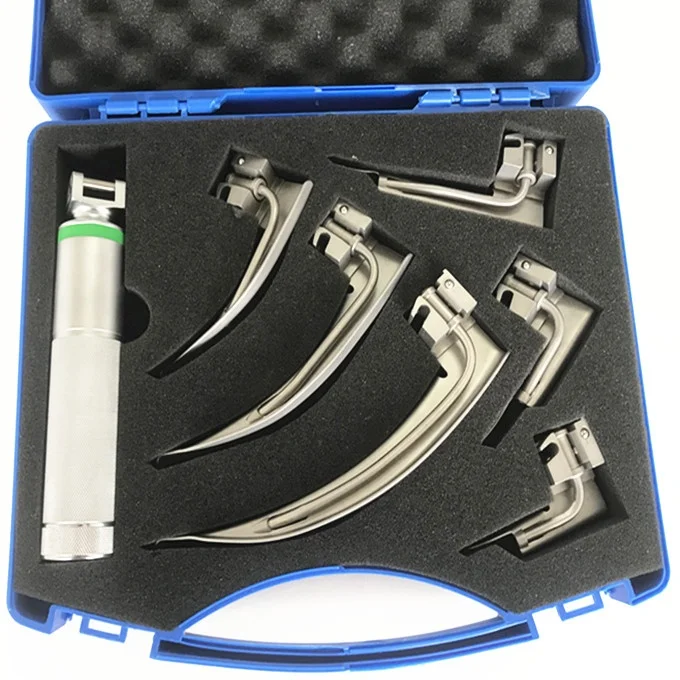 Adult and Pediatric Fiber Optic Flexible Laryngoscope Set / Laryngoscope Manufacturers