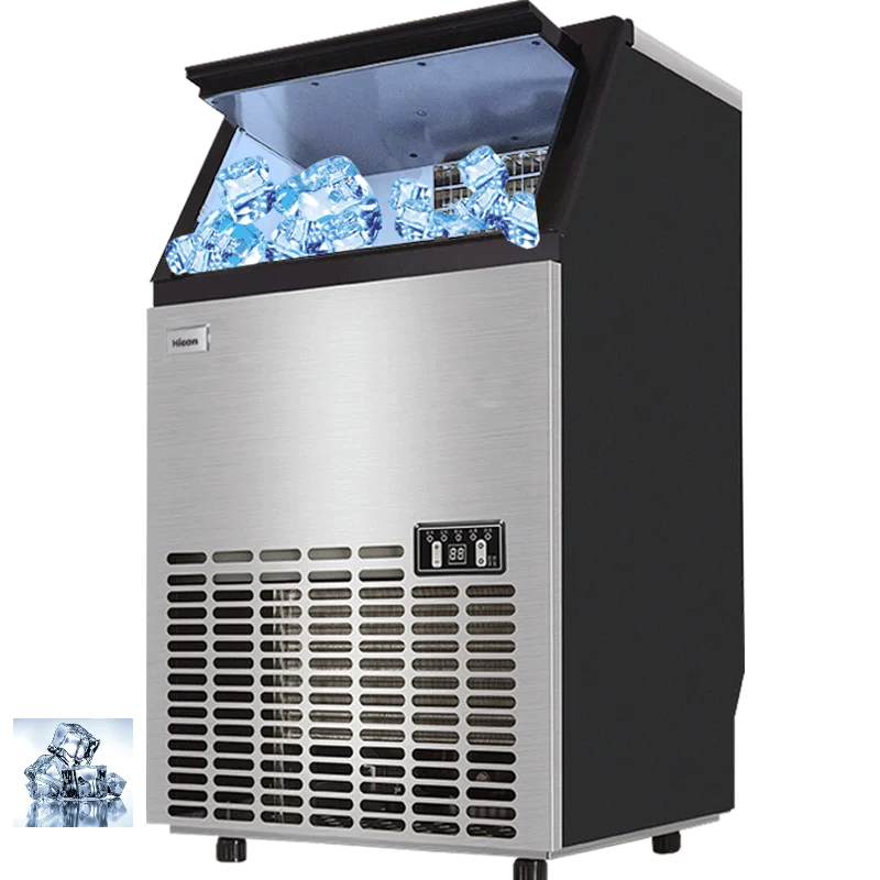 

Commercial Ice Maker Electric Bullet Cube Cylindrical Ice Machine 50kg / 24h Mini Ice Making Machine For Milk Tea Shop