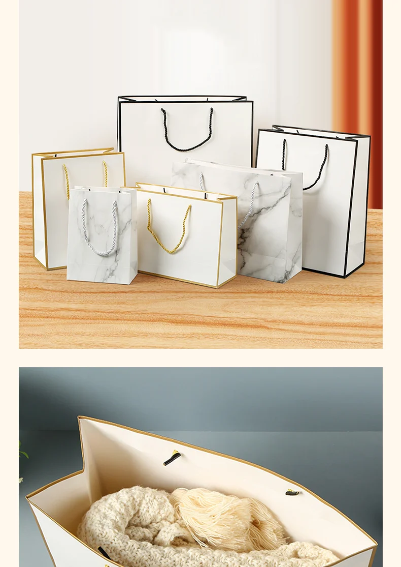 10 Stück Maßgefertigte Hochwertige Kosmetik-Werbegeschenktaschen für Bekleidungsgeschäfte, Unterstützung für individuelles Logo – Detail 7