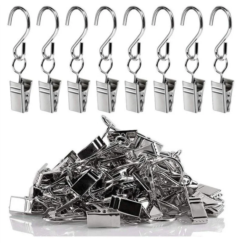 

For Fiamma Thule Omnistor Motorhome RV Awning Hooks Camping Hangers S Shaped Accessory Set Camping Tent Clamp Tarp Clips Buckle