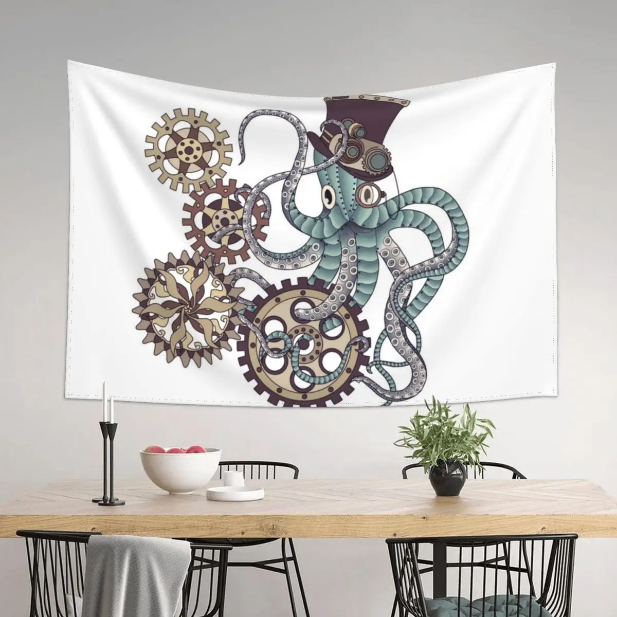 

Mr. Octopus Tapestry Aesthetic Room Decor Korean Room Decoration Aesthetic Decor For Room Tapestry