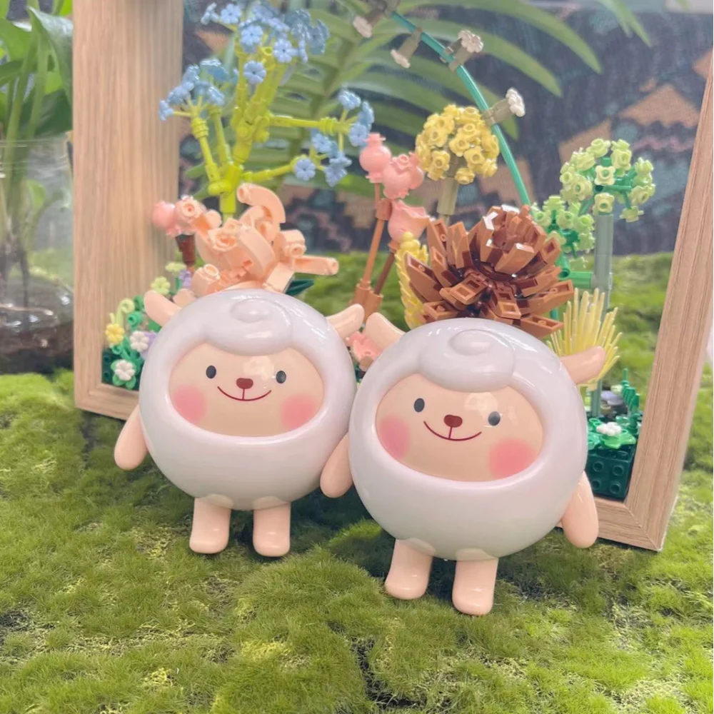 

Gift Dongdong Sheep Sheep Doll Model Anime Characters Doll Model Cartoon Sheep Toy Desktop Ornament Kids'