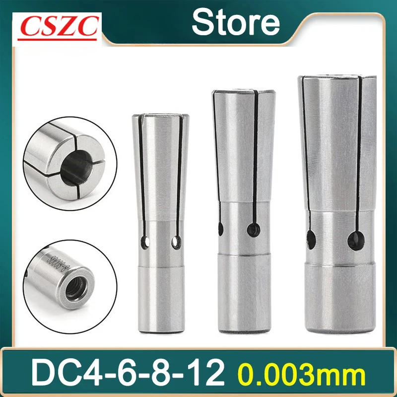 DC4 DC6 DC8 DC12 Chuck Collet Pull Back Collet High Precision 0.003mm Dc Collet CNC Lathe Turning Tool Holder Spindle