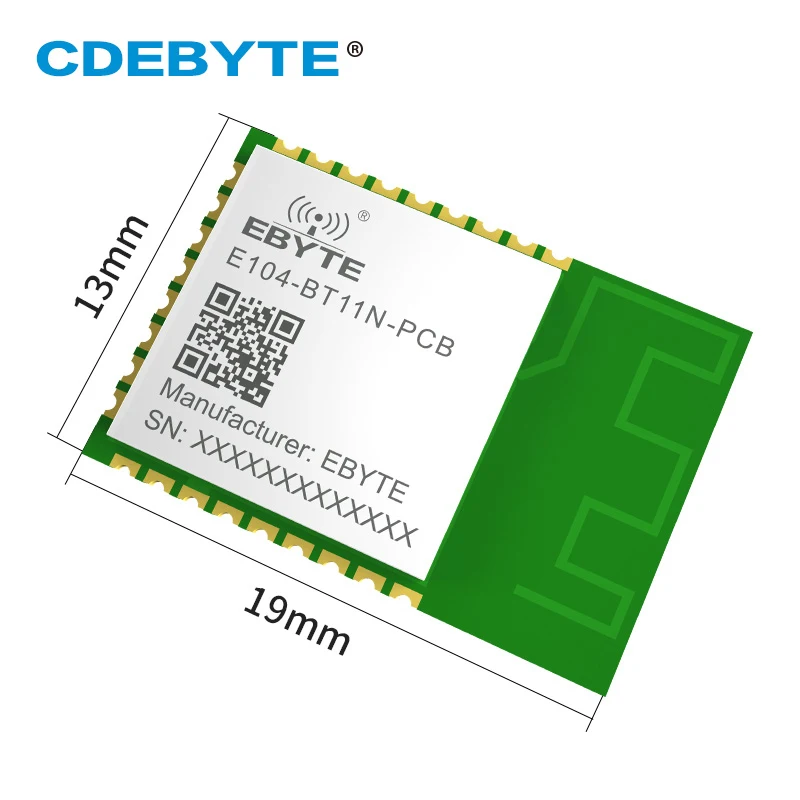 

EFR32 2.4GHz Blutooth Module BLE Mesh Networking 20dBm PCB Antenna Ad Hoc ebyte E104-BT11N-PCB Wireless Transceiver Reciever