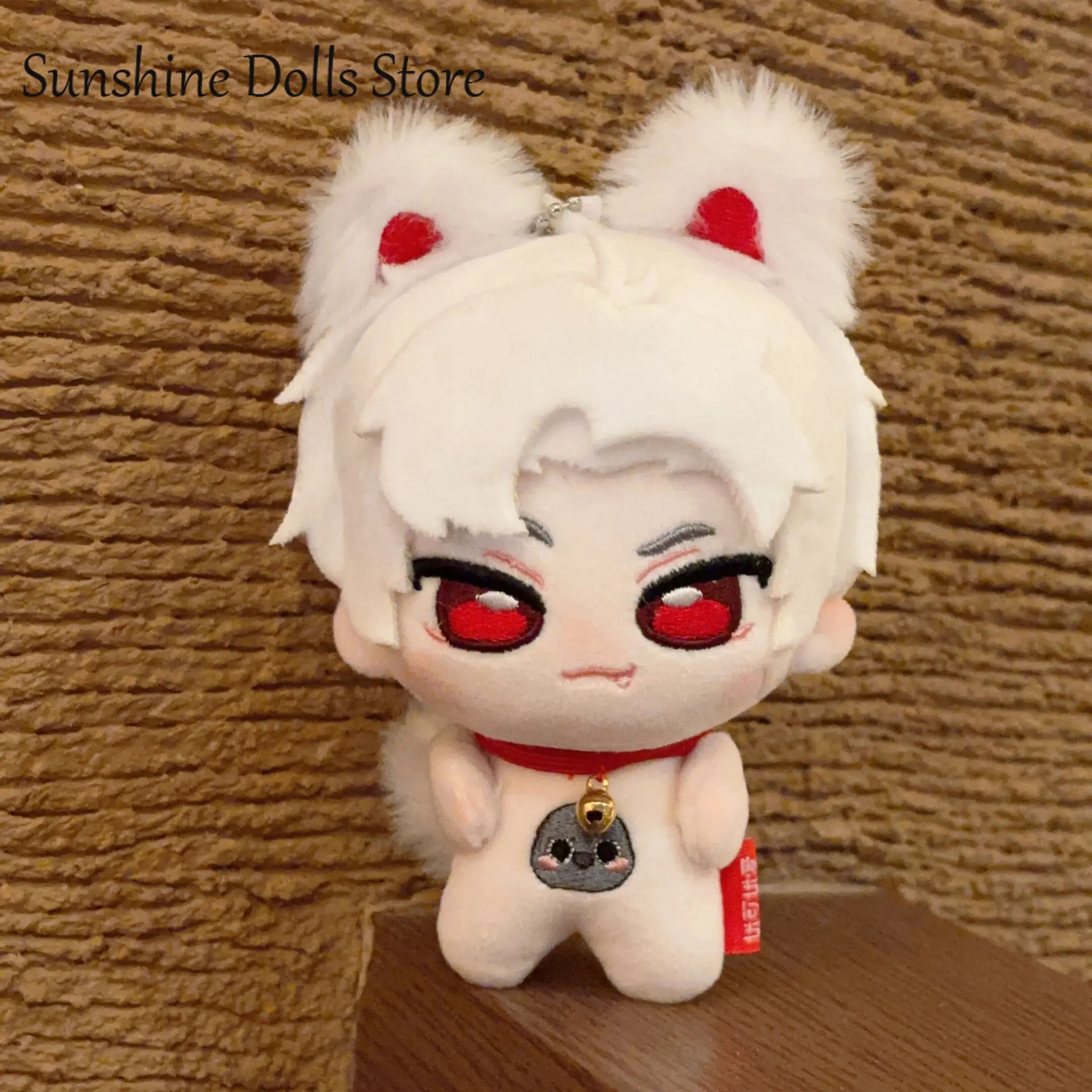 Sylus 10cm Cotton Doll Anime Cartoon Plush Stuffed Pendant Original Love and Deepspace Toys Keychain Present Christmas