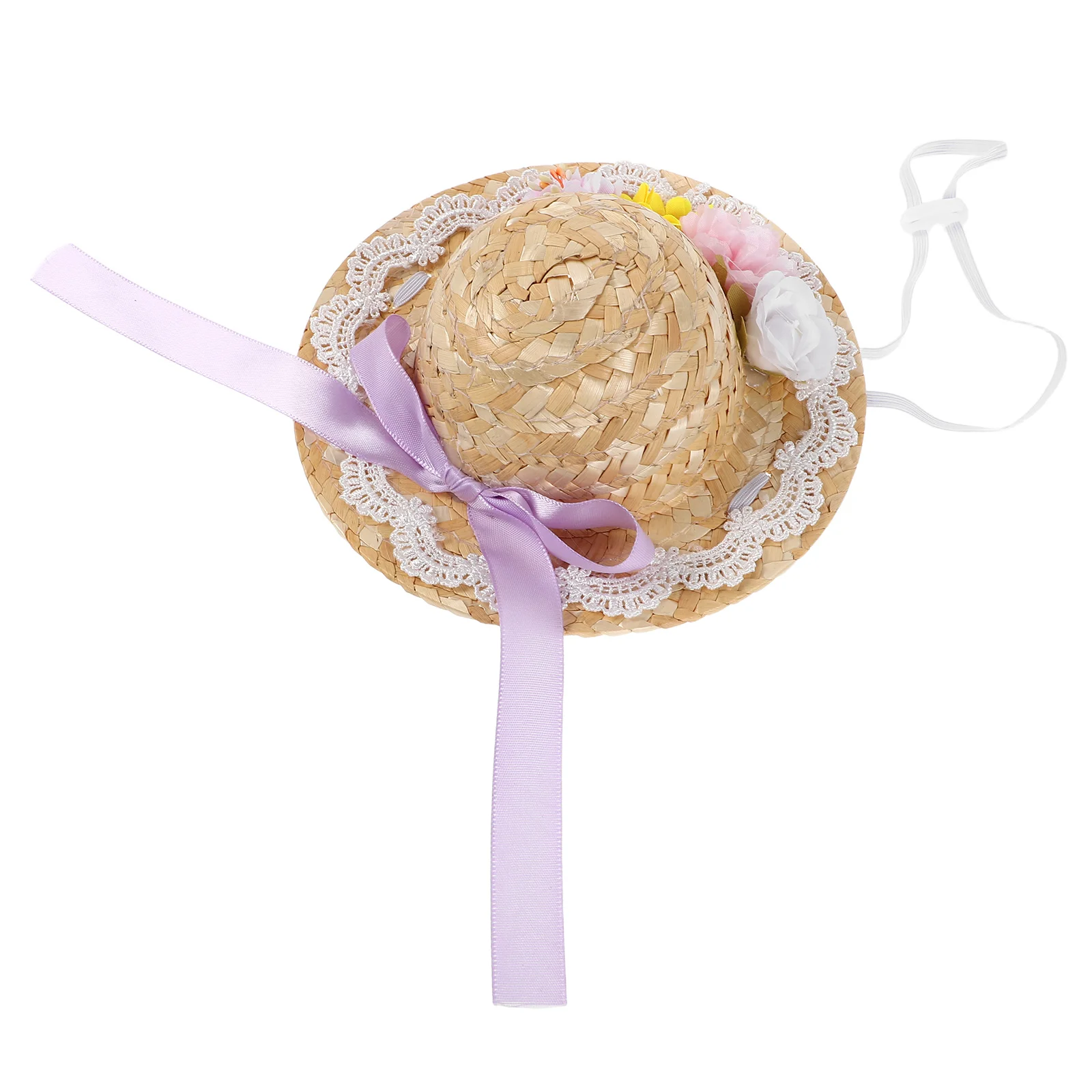 

Straw Hat Accessories Micro Landscape Crafting Supplies Crafts Mini Figurines Fabric