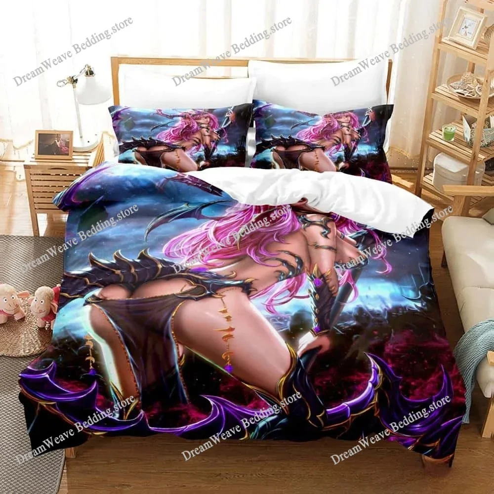 

Fashion 3d Printed Anime Black Summoner Bedding Set Single Twin Full Queen King Size Bed Set Adult Kid Bedroom Duvet Cover Sets7
